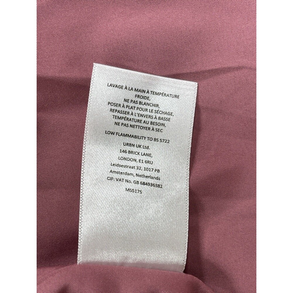 Anthropologie Mare Mare Midi Dress Rose Drop Waist Bubble Hem Preppy Size XL NWT - Picture 9 of 11